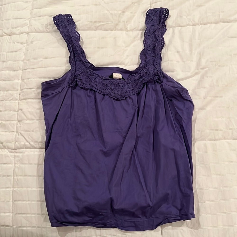 Jcrew factory  purple tank top